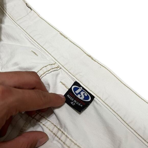 Interstate White Baggy Cargo 90’s Skate Pants - Picture 6 of 7